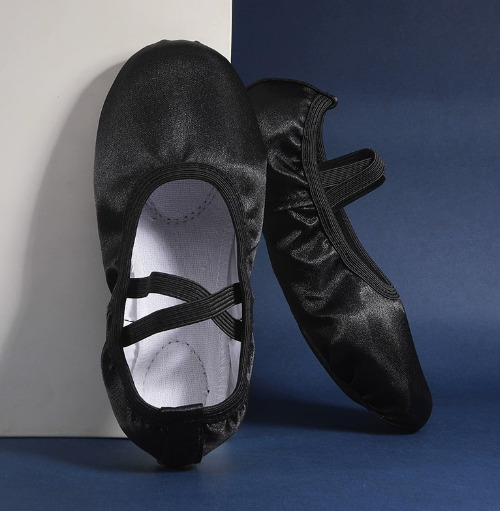 Satin Soft Sole Ballet Shoes for Adult & Kids Dance slippers for Practice Performance Yoga Model B06