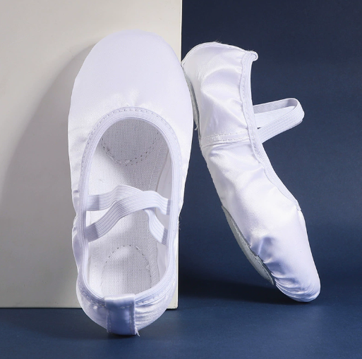Satin Soft Sole Ballet Shoes for Adult & Kids Dance slippers for Practice Performance Yoga Model B06