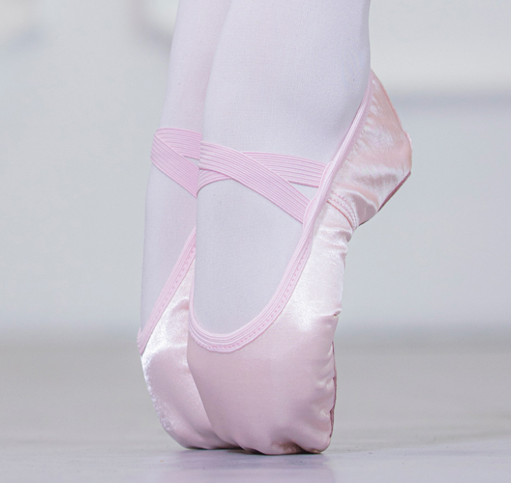 Lightweight skin-friendly ballet shoes for kids & adults