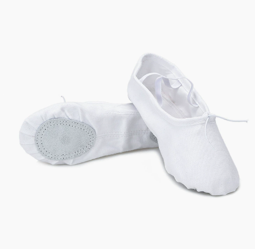 Kids & Adults Lace-up Ballet Shoes Soft Sole Dance Slippers Canvas Yoga Training Shoes Model B03