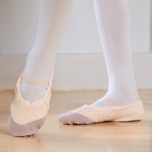 Comfortable lace-up ballet shoes for daily practice