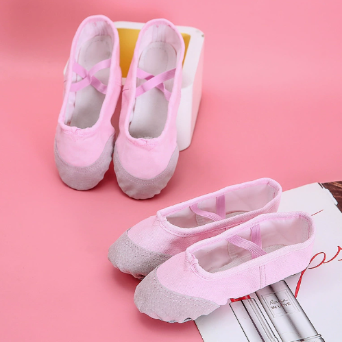 Soft sole ballet dance practice slippers
