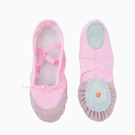 Canvas ballet dance shoes for kids and adults