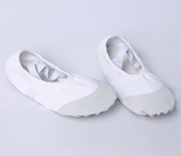 Adult & Kids Ballet Dance Shoes Canvas Split Sole Dance Training Slippers Model B02