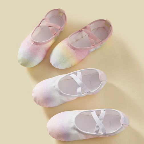 Glitter Girls Ballet Dance Shoes Kids Adults Dance Practice Slippers for Ballet Yoga Model B07
