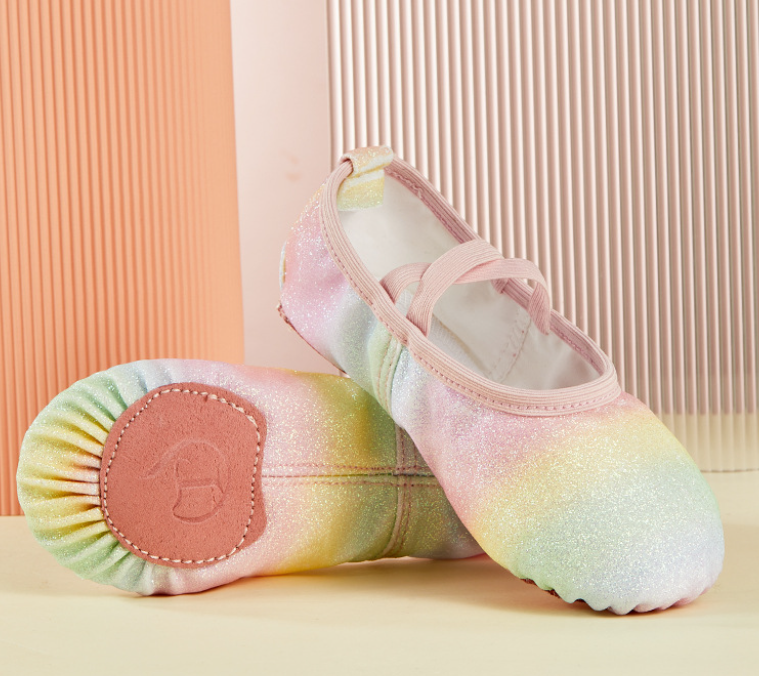 Glitter Girls Ballet Dance Shoes Kids Adults Dance Practice Slippers for Ballet Yoga Model B07