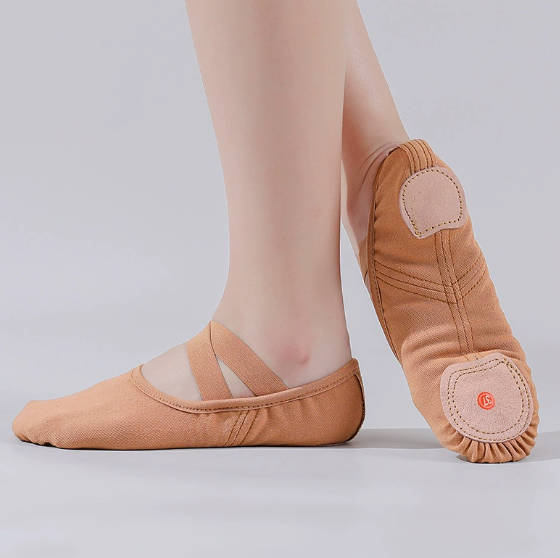 Women's Ballet Dance Shoes Elastic Fabric Breathable Ballet Slippers for Kids & Adults Model B22