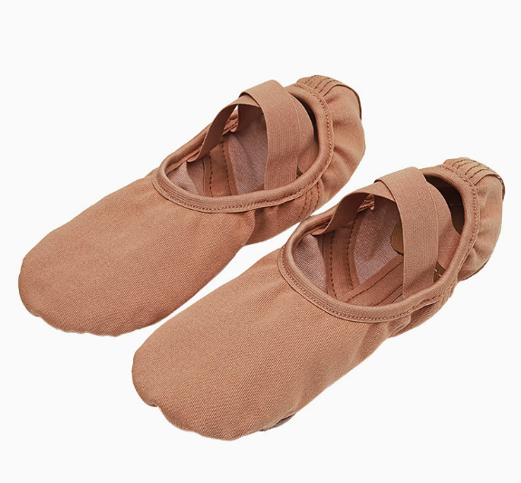 Comfortable flexible ballet flat dance slippers