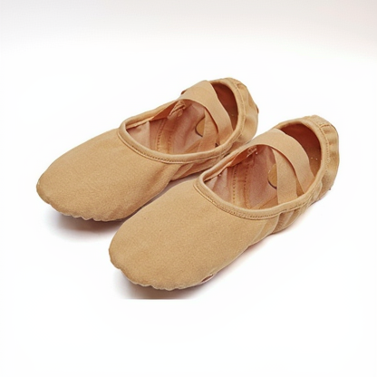 Soft split sole elastic fabric ballet dance shoes