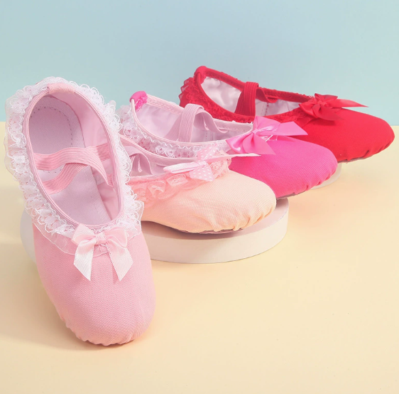 Lightweight flexible dance shoes for daily class and stage show