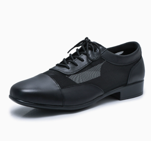 Durable non-slip sole men's partner dancing shoes