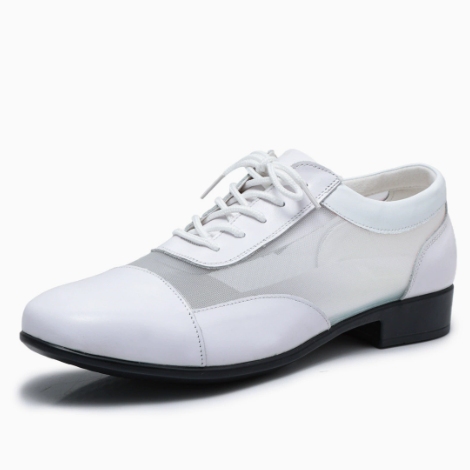 Men's professional lace-up ballroom dance shoes