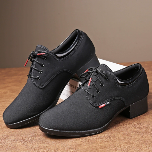 Soft Oxford cloth upper men ballroom modern dance footwear