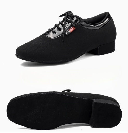 Indoor male Latin and jitterbug dance footwear