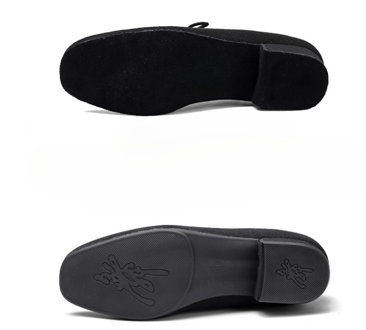 Men's Oxford Cloth Modern Dance Shoes Indoor & Outdoor Jitterbug Practice Ballroom Shoes Model M23