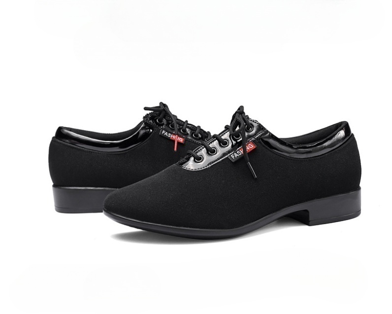 Non-slip durable sole men performance stage dance shoes