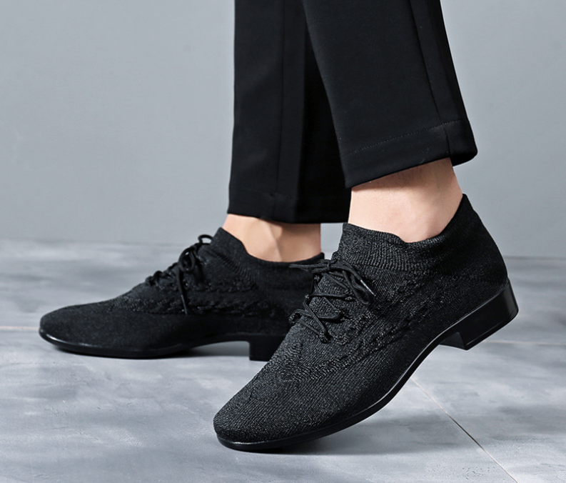 Fashion breathable men latin modern dance shoes